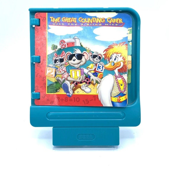 Sega Pico the Great Counting Caper With the Three Blind Mice Cart