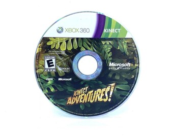 Kinect Adventures (Microsoft Xbox 360) Disc Only Tested Works