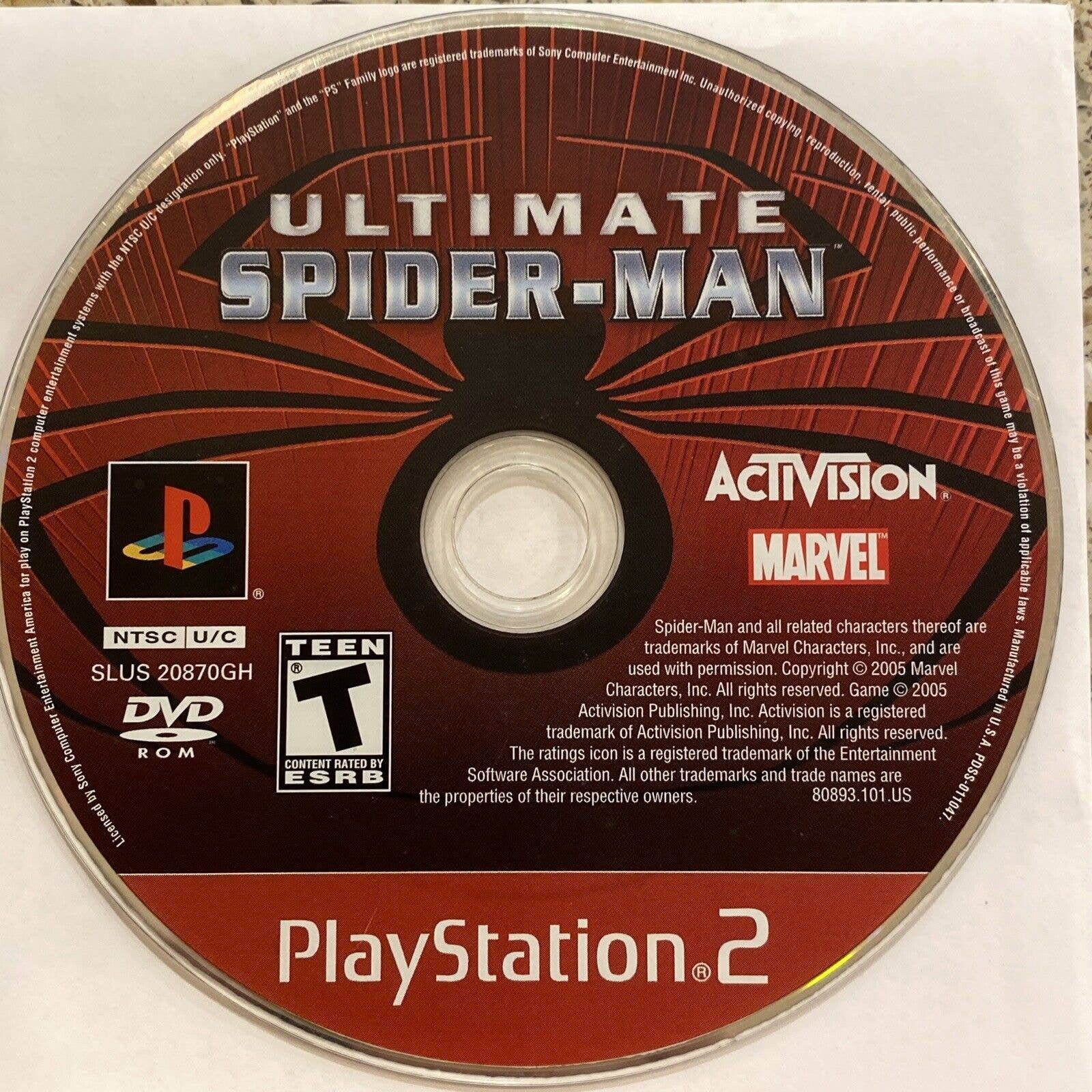 Ultimate Spider-Man para Playstation 2 (2005)