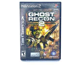 Tom Clancy's Ghost Recon 2 (Sony PlayStation 2, 2004) PS2 CIB Tested Works