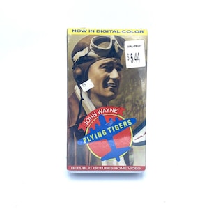 Flying Tigers John Wayne VHS 1942 War Action Movie New Sealed