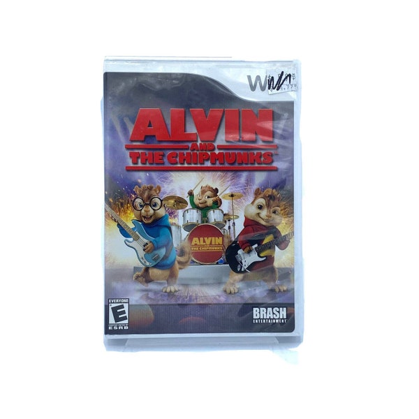Alvin and the Chipmunks (Nintendo Wii, 2007) CIB Complete Tested Works