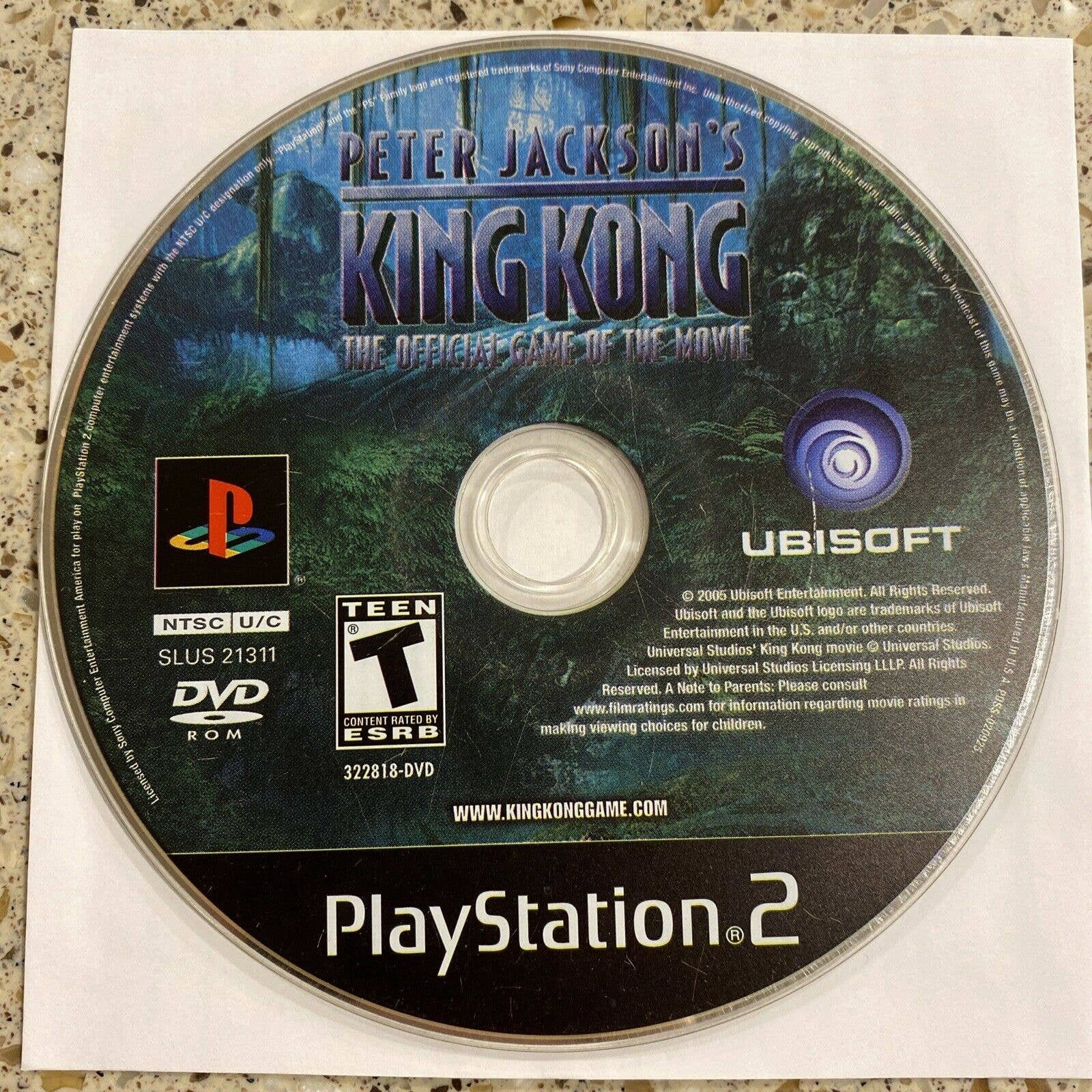 Peter Jackson's King Sony PS2 2 2005 Denmark