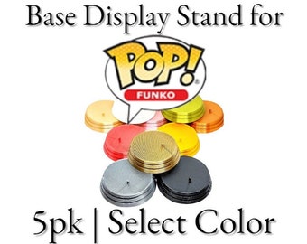 5pk Funko Pop Stand: Choose Your Color - Standard 3mm Diameter Pin