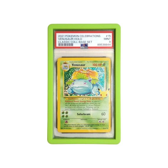 5-Pack Graded Card Slab Bumpers - Green Graded Guard Bumpers