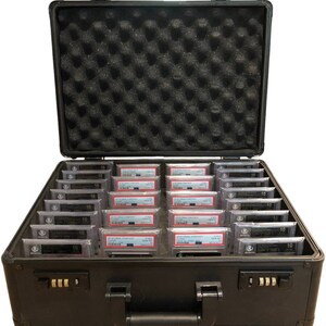 Trading Card Storage Box Triple Row 3D Printed 