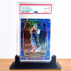 Suporte de exibição preto para cartão PSA 5pk: cabe em laje PSA padrão - esportes, TCG, Pokémon, etc.