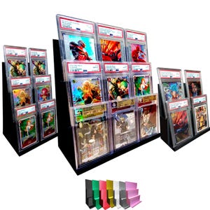 Graded Trading Card-torens - meerdere weergaveopties - nu 17 kleuren - geeft BGS, PSA, SGC en meer weer!