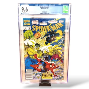 CGC Graded / Raw Comic Display Stand - Choose 15 Colors - Easy Storage 2-Piece Design