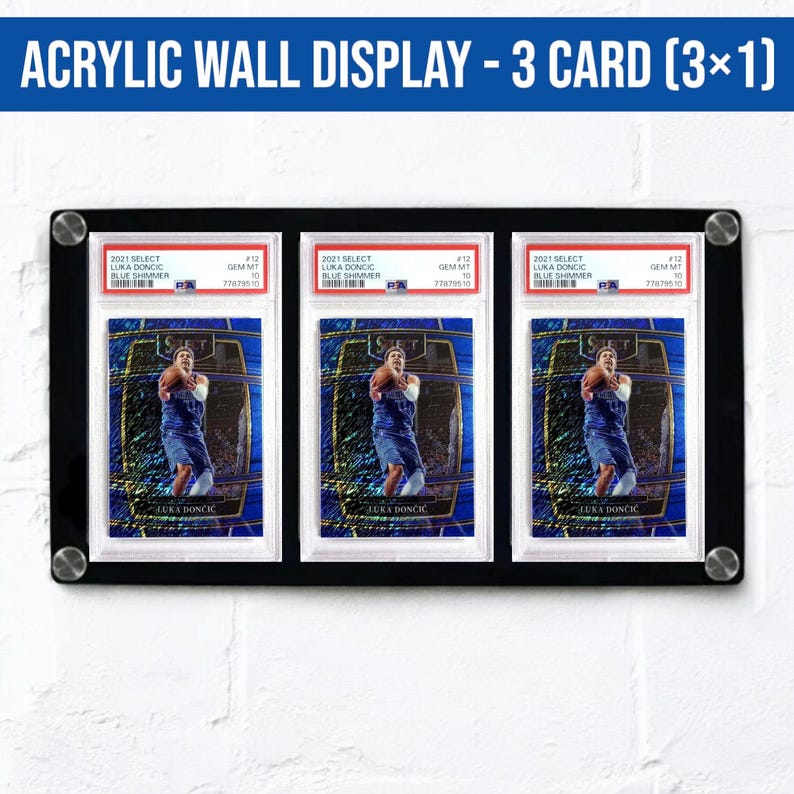 Acrylic Card Display Case: For Graded PSA or BGS Cards image 4