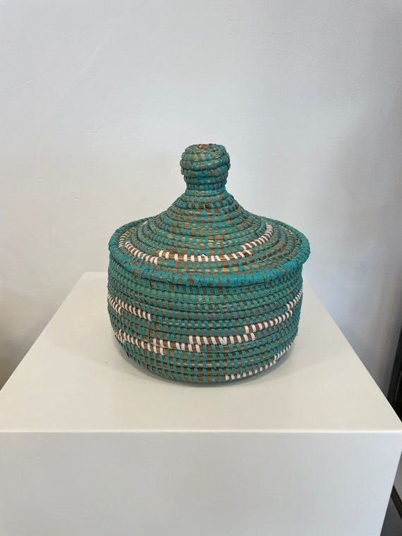 African Storage Basket Baskets With Lids Basket Storage Etsy