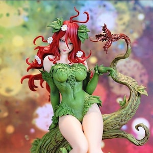 Poison Ivy STL 3D figurine woman sexi