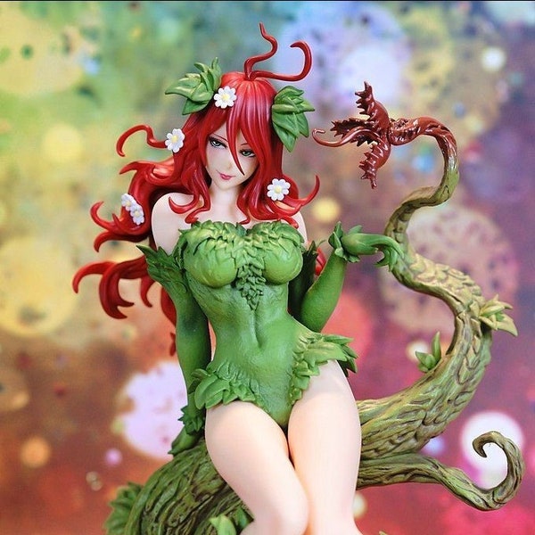 Poison Ivy STL 3D-Figur Frau Sexi