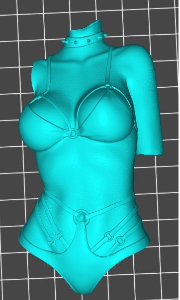 Rogue Sexi Woman 3d Model With Base Instant Download Etsy 