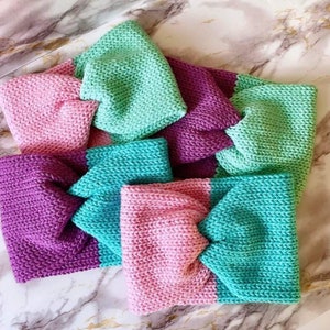 Twisted Knitted Headbands