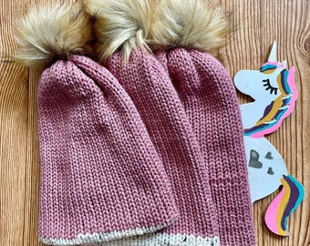 Hermosos gorros de punto