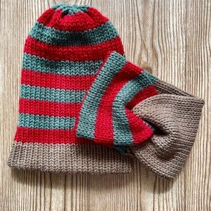 freddy krueger inspired Beanie & Headband