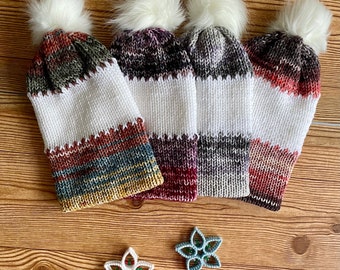 Colección de invierno Gorros de punto