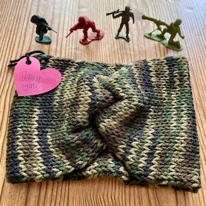 Camouflage Twisted Knitted Headbands