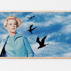 Samsung Frame TV Art, die Vögel, Hitchcock Kunst, Film Poster, digitaler Download, Samsung Art, Frame TV Art, instant download, digital tv art