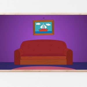 Samsung Frame TV Art, the simpsons, cartoon, digital download, Samsung Art, Frame TV Art, instant download, digital tv art, pop culture, art