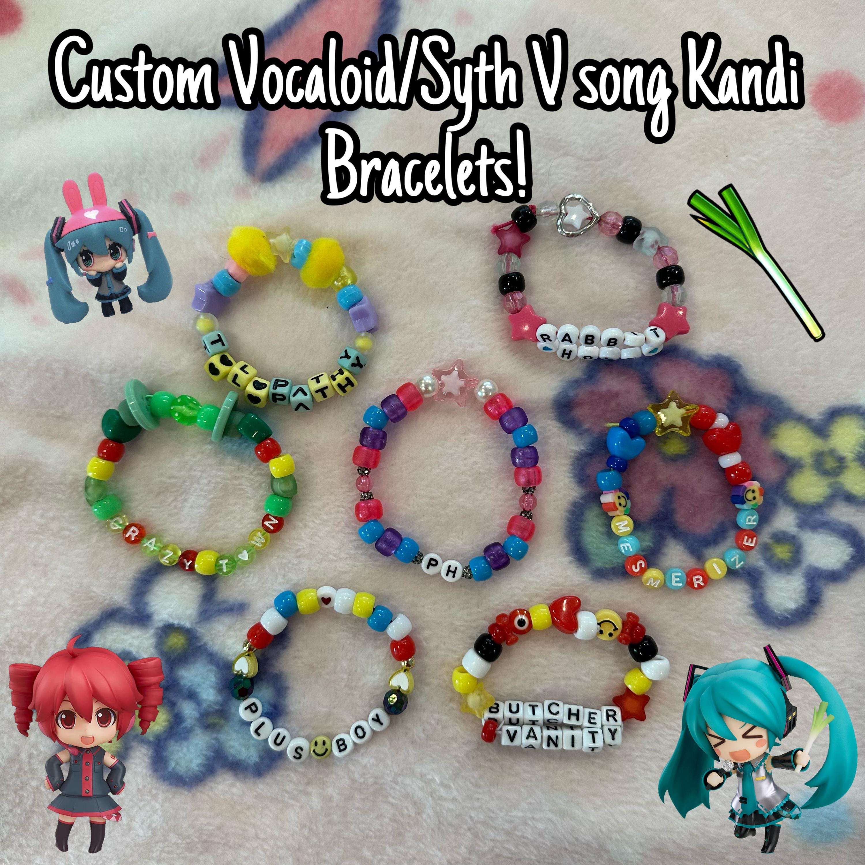 Custom Vocaloid/synthv Song Kandi Single - Etsy