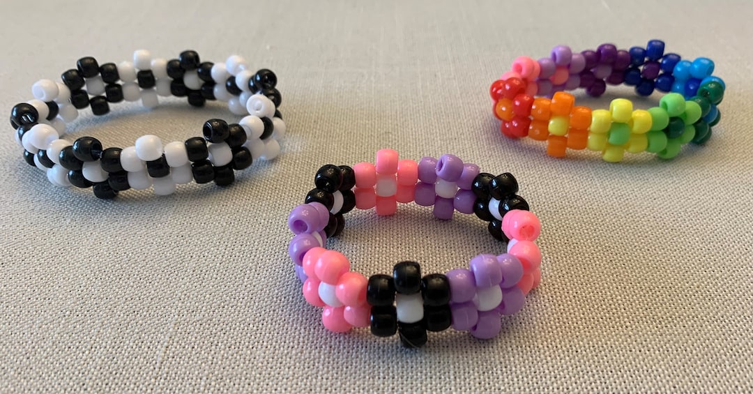 DSC02965 - Colorful Bead Bracelets - Kandi Cuffs, Photo © T…