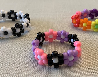 Custom Color Kandi Flower Cuff