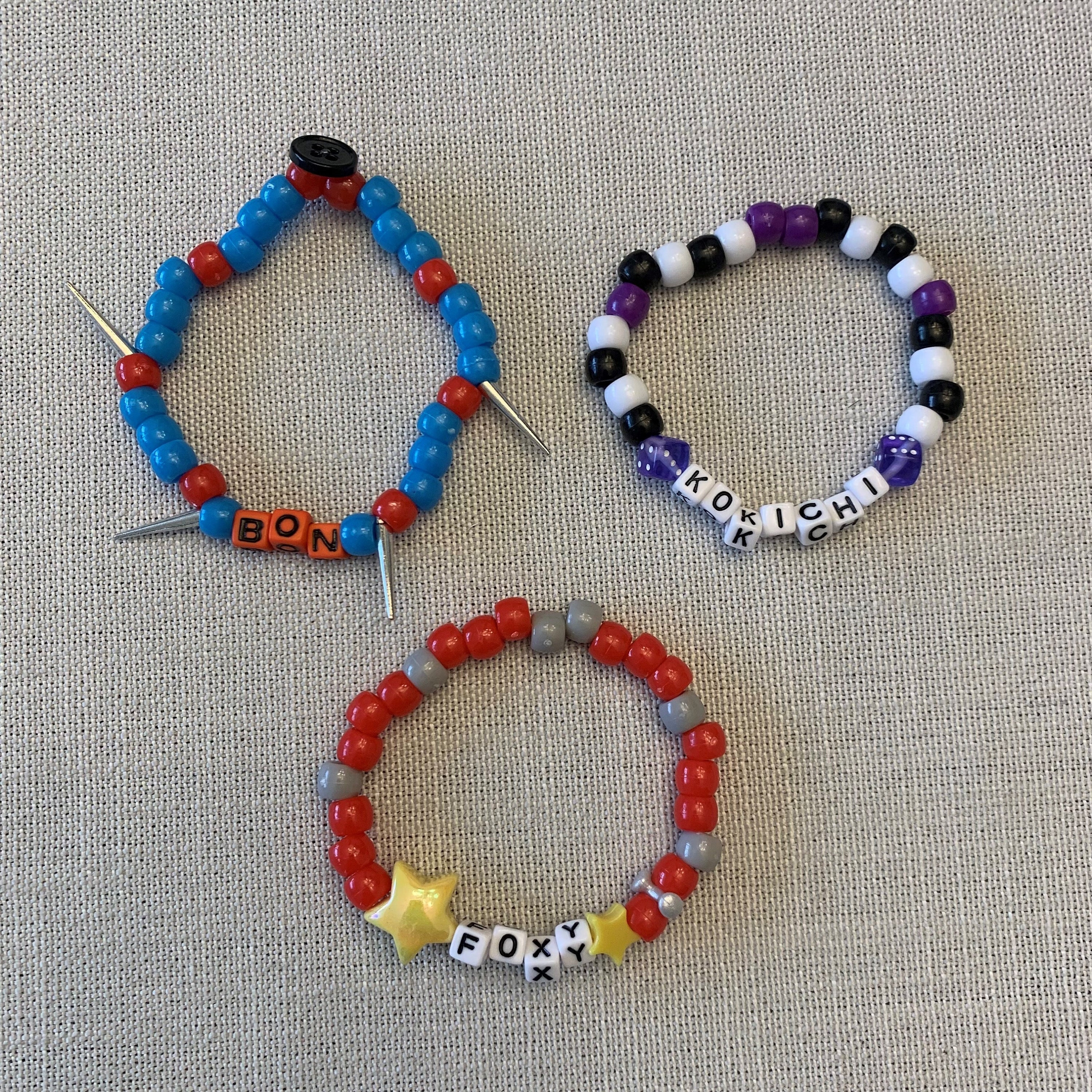 Super Custom Natural Kandi Bracelets Any Character With Many Different  Shapes d - Yahoo Shopping