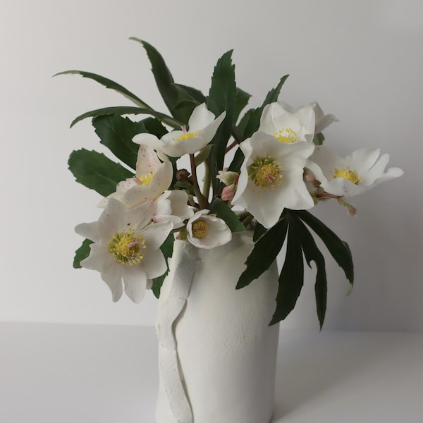 Handmade Porcelain Vase "Three graces_1", handmade vases, exquisite Christmas gift, interior décor, interior items, luxury flower vase
