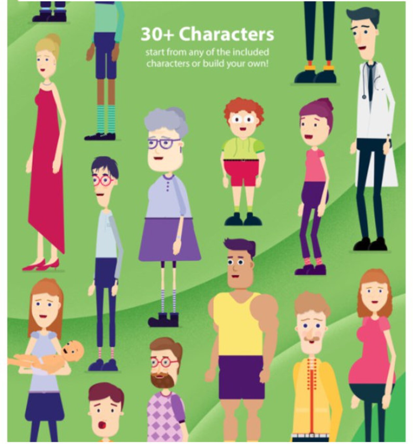 Stunning Explainer Graphics Create Stunning Explainer Videos With Character Animation Toolkit ...