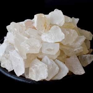 Crystal Quartz Rough Natural Stones 1 inch Crystal Quartz Raw Stones Natural Crystals pack size of 1,2,5, 100 grams and 200 grams