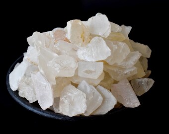 Crystal Quartz Rough Natural Stones 1 inch Crystal Quartz Raw Stones Natural Crystals pack size of 1,2,5, 100 grams and 200 grams