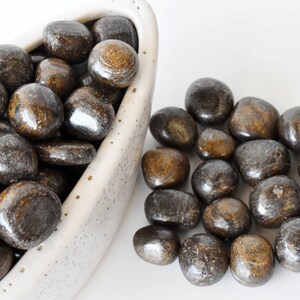 Bronzite Tumbled Stones, Healing Crystals Tumbled Stones in pack sizes of 1,2,5, 100 grams and 200 grams