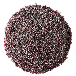 Garnet Gemstone Chips,  Undrilled Loose Freeform Nugget Chips Raw Crystal Chip Bulk Lot for DIY Jewelry Making