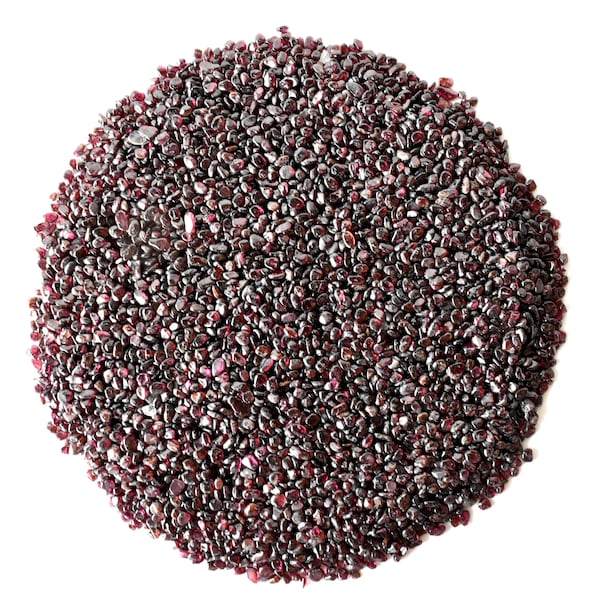 Garnet Gemstone Chips,  Undrilled Loose Freeform Nugget Chips Raw Crystal Chip Bulk Lot for DIY Jewelry Making