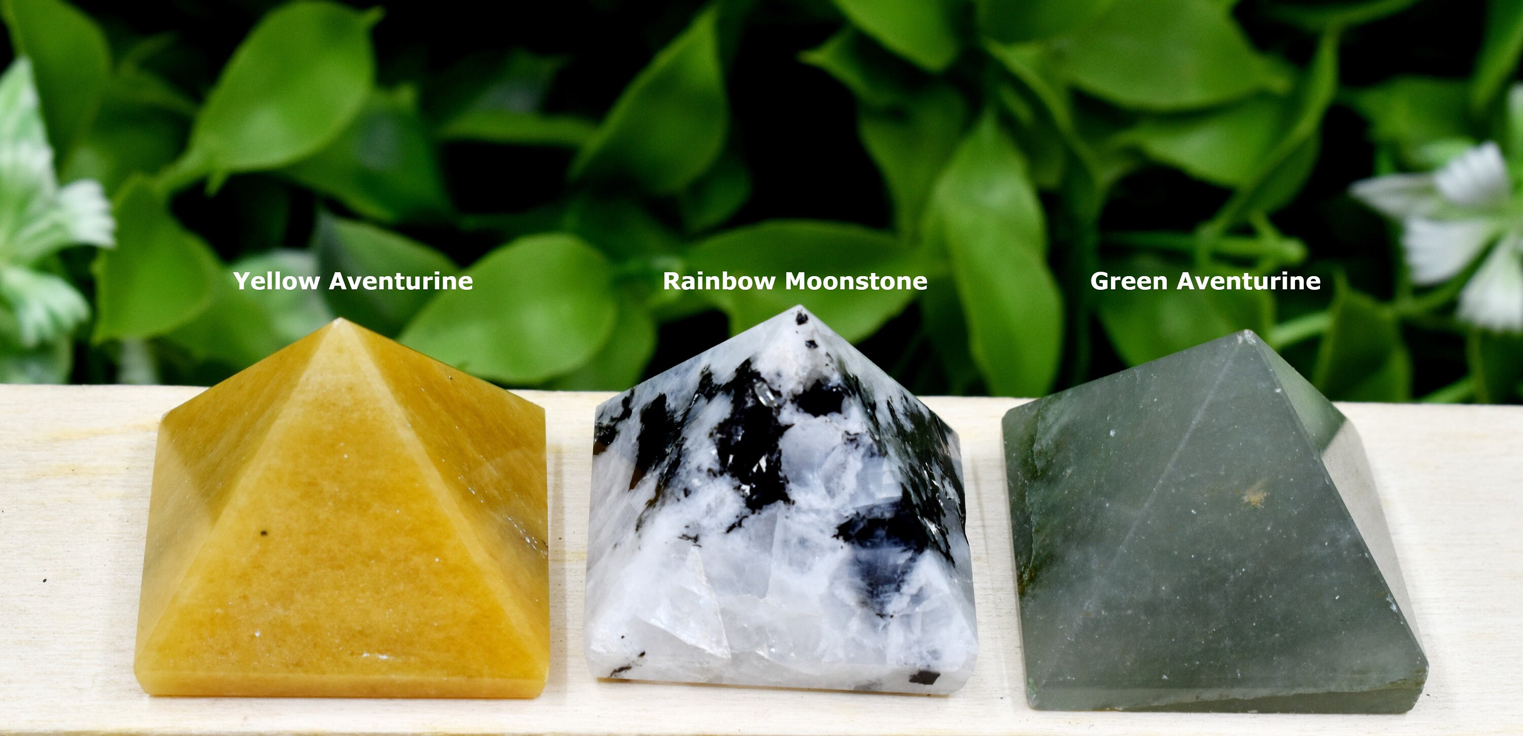 Pick One Mini Crystal Pyramids, Wholesale Bulk Lots Small Gemstone Home ...