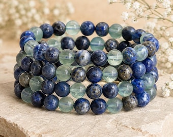 Virgo Zodiac Sign Stone Bracelet, Virgo Crystal Set, Healing Crystal Energy - Astrology Gift For Birthdays & Anniversaries, Zodiac Gift