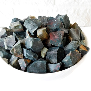 Bloodstone Rough Natural Stones 1 inch Bloodstone Raw Stones Pack Size Of 1,2,5, 100 grams and 200 grams