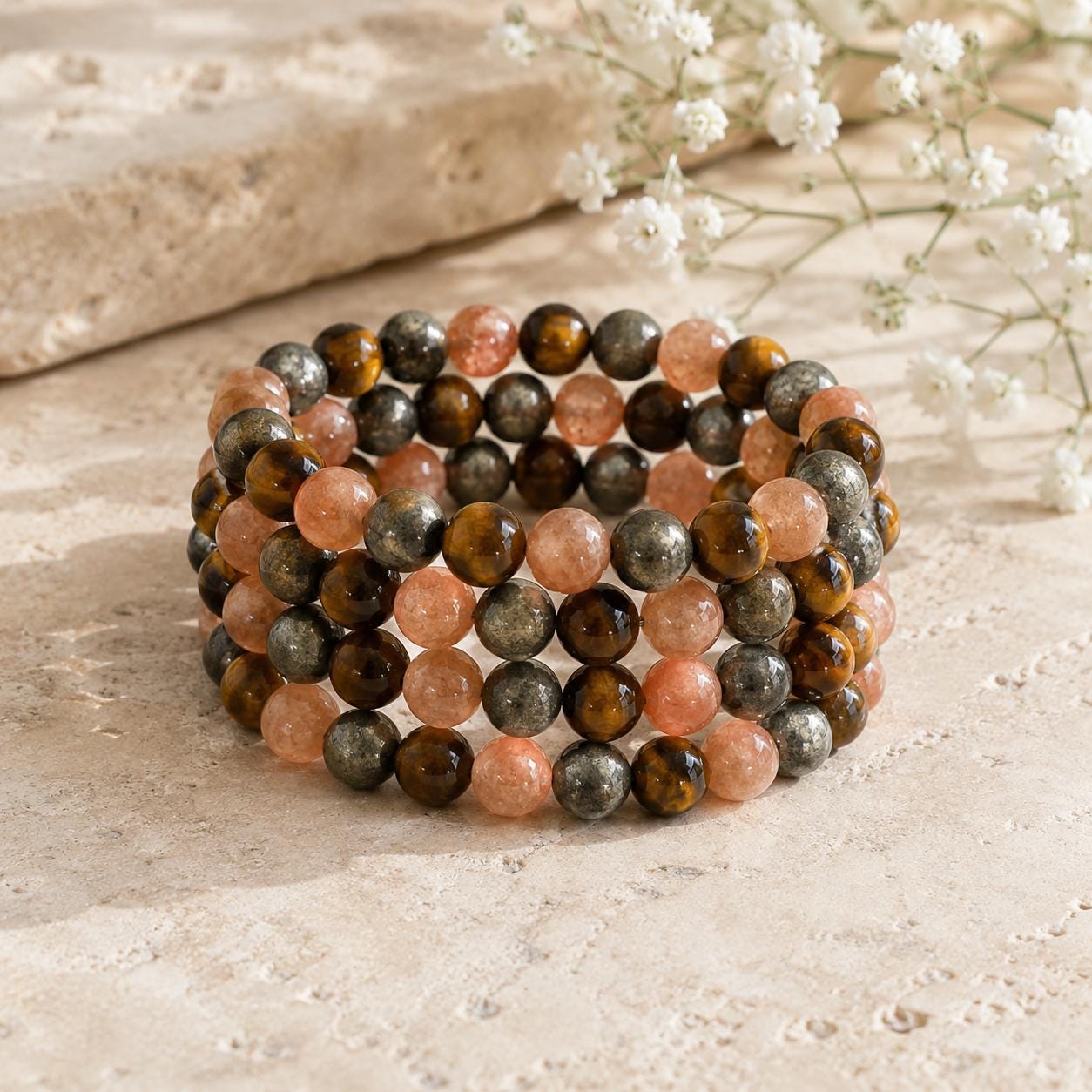Leo Zodiac Crystals, Leo Zodiac Sign Stone Bracelet, Zodiac Gifts