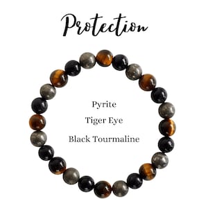 Shield of PROTECTION Crystal Bracelet, Protection Necklace, Protection Crystals, Protection Crystal Stone, Protection