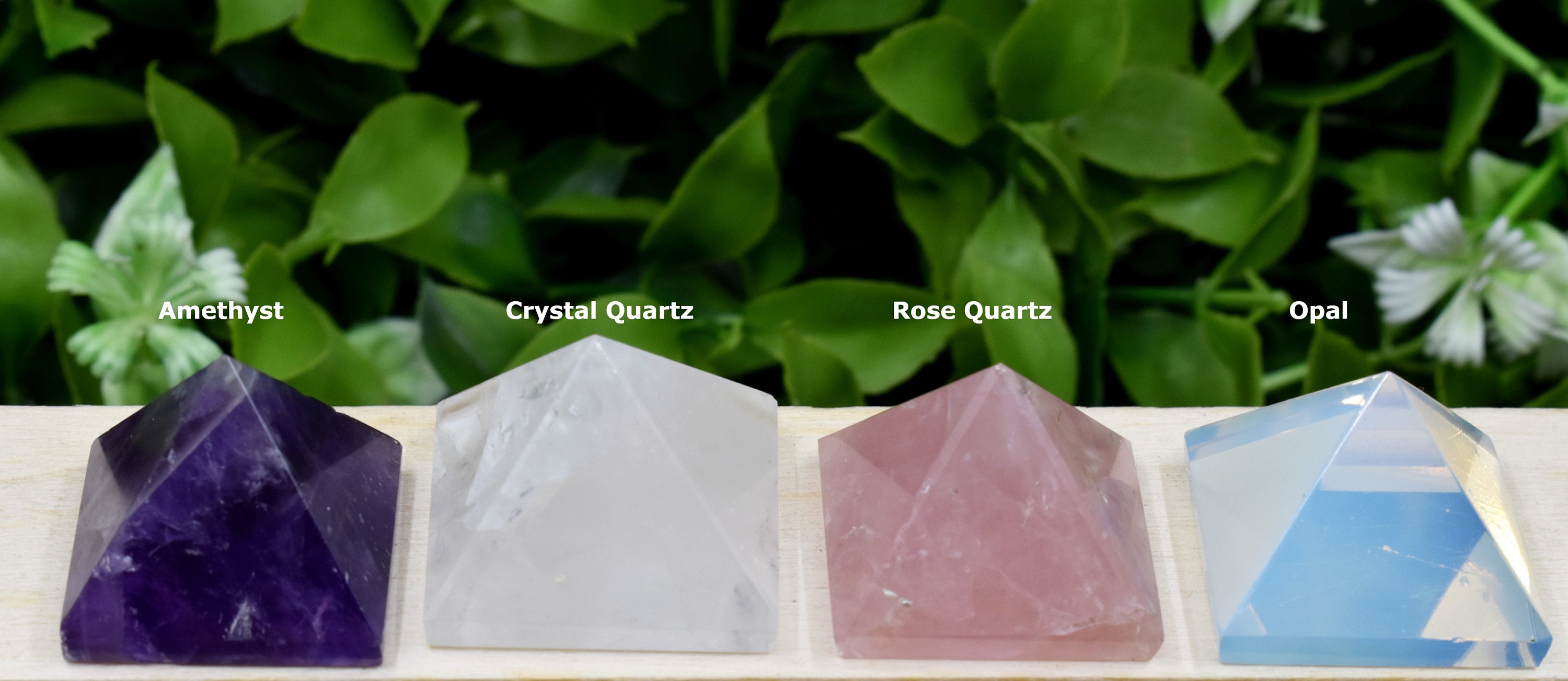 Pick One Mini Crystal Pyramids, Wholesale Bulk Lots Small Gemstone Home ...