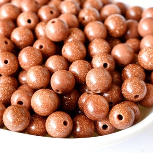 Red Sandstone 4mm, 6mm, 8mm, 10mm, 12mm Round Beads