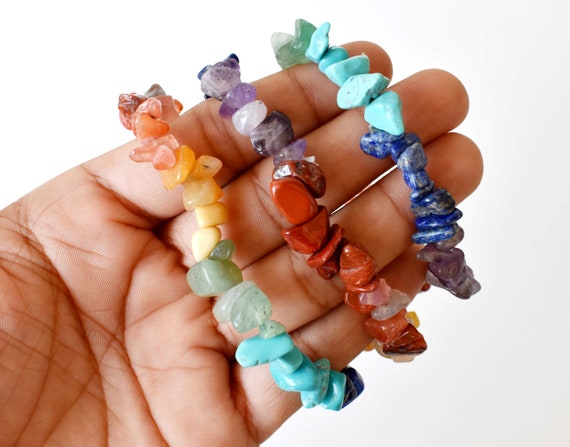 Pulseras De Cristales Curativos Para Mujer - 3 Pulseras Elásticas De Piedras Naturales 8mm, Regalo De Bienestar Y Equilibrio