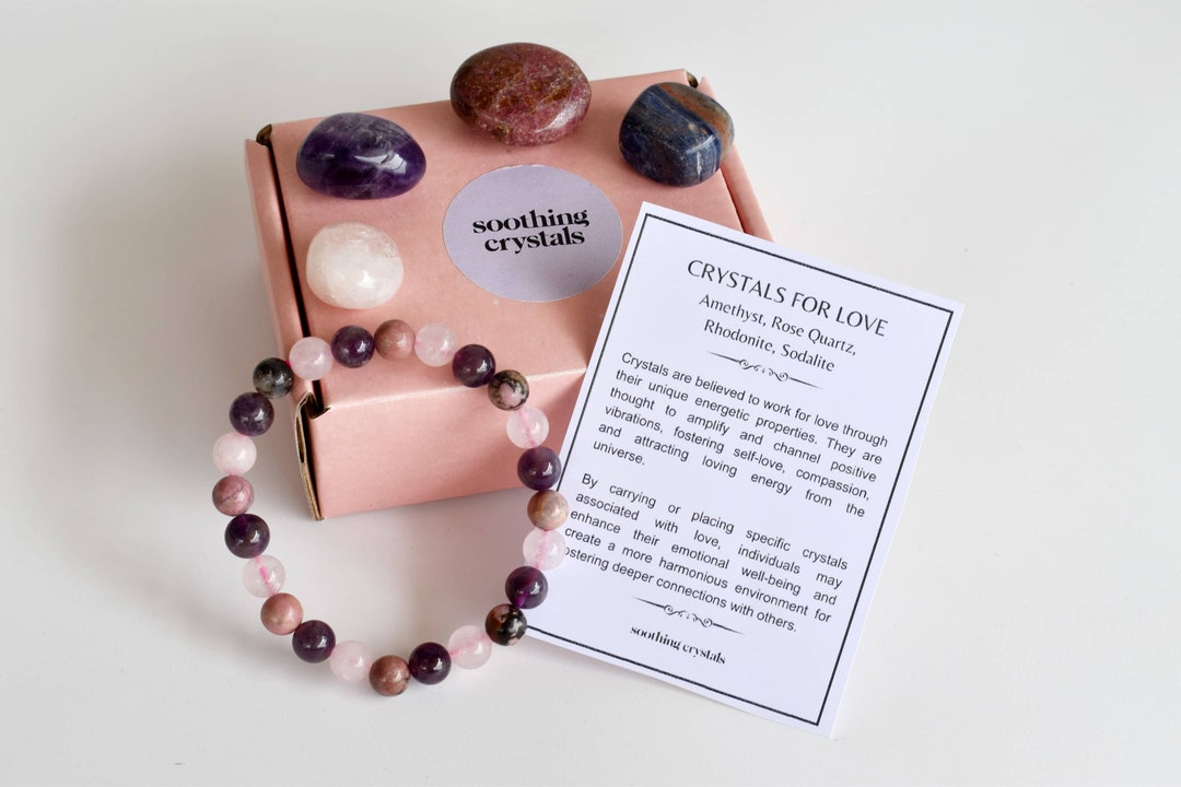 Attracting LOVE Crystals Set, Love for Gifts Set, Love Crystal Set ...