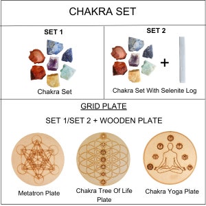 Buy Deluxe Healing Crystals In Wooden Box - 7 Chakra Set Tumbled & Raw - Foto 8