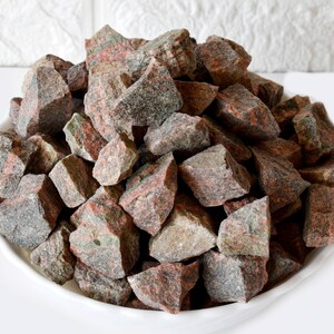Unakite Rough Natural Stones 1 inch Unakite Raw Stones Natural Unakite Crystals Pack size of 1,2,3,5 and 10 Pieces