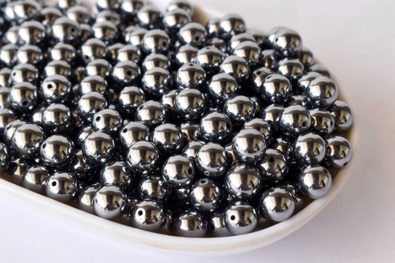 Shungite Elite 6mm 8mm 10mm Round Beads elite Shungite Round