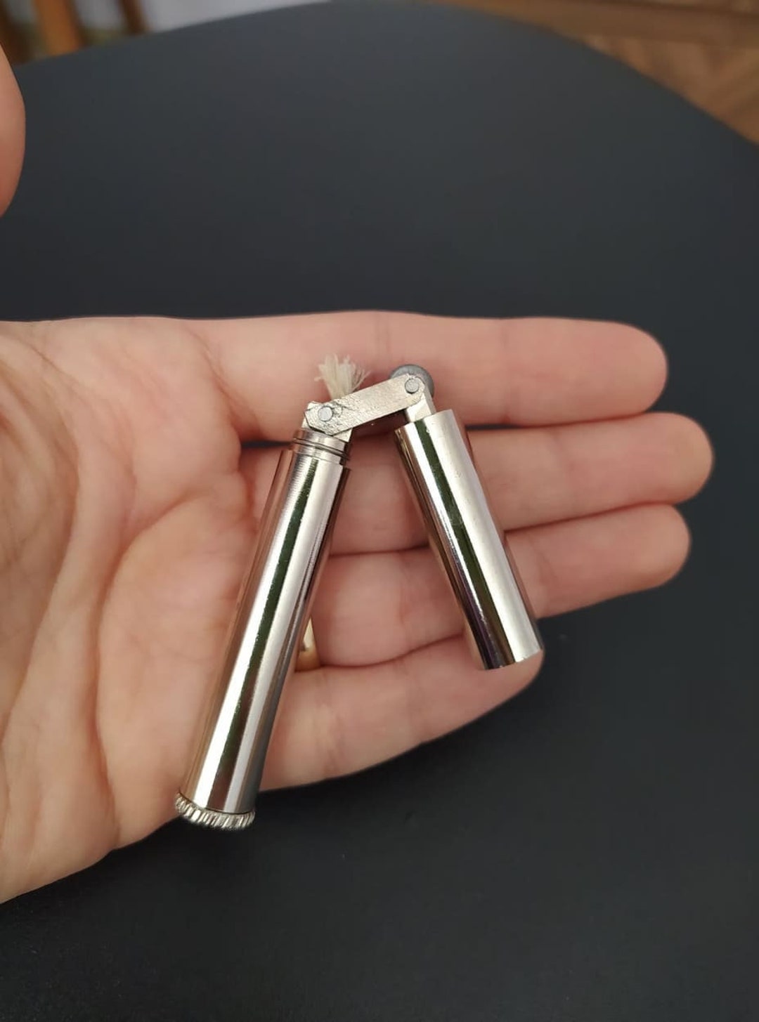 Personalized Silver Nunchaku Lighter Groomsmen Gift Slim Sleek Etsy