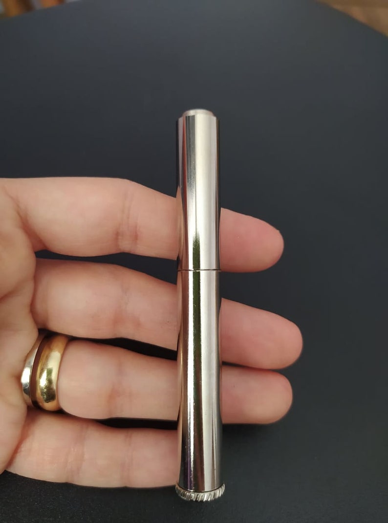 Personalized Silver Nunchaku Lighter Custom Design Gift Idea Etsy